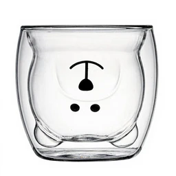 MULTIPOTENT Cute Bear Double-Walled Glass - 250ml