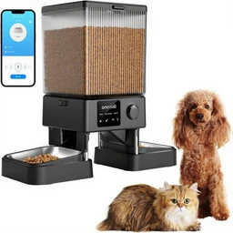 Oneisall Distributeur Automatique de Nourriture pour Chats et Chiens