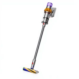 Dyson V15 Detect Absolute - Aspirateur Balai Sans Fil 230 AW avec Laser et Filtration HEPA - Nickel/Jaune