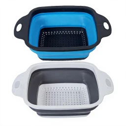 Ideal Kitchen Collapsible Silicone Colander Square