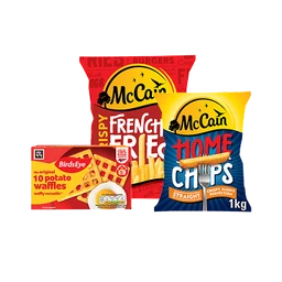 Tiefgekühlte Kartoffelprodukte