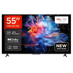 TCL 55V6C 55 Zoll 4K UHD  Smart TV  HDR10+, HVA-Panel, Dolby Vision