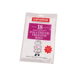 Caroline Freezer Bags, 28 x 35cm, pack of 18