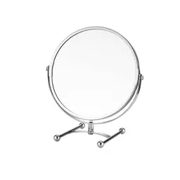 FaceOne Beauty Mirror Round Silver