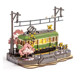 Robotime Rolife Sakura Journey Wooden 3D Puzzle Building Toys ‎23 x 14 x 16.7 cm 1PC