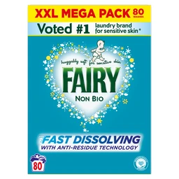 Fairy Non Bio Washing Powder 4.4kg, 80 Washes