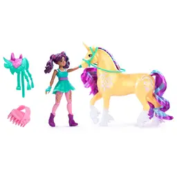 Unicorn Academy Small Doll Ava & Leaf Playset