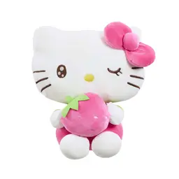 Hello Kitty with Strawberry Large 32cm Plush Soft Toy