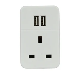 MORRISONS USB / EUROPEAN TRAVEL PLUG SINGLE