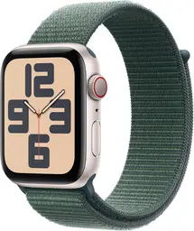 Apple Watch SE -  44mm - Starlight Aluminium Case w/Lake Green Sport Loop