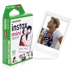 Fujifilm Instax mini instant film, white border, 10 sheets, suitable for all instax mini cameras and printers