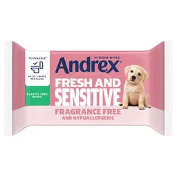 Andrex Fresh & Sensitive Moist Toilet Tissue Flushable Hygiene wipes 30 wipes