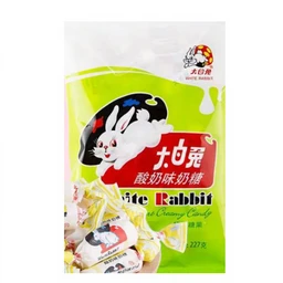 Guanshengyuan Weiße Kaninchen-Milkkandis (Joghurtgeschmack) 227g