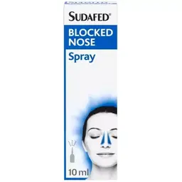 Sudafed Blocked Nose Relief Nasal Spray - 10 ml