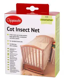 Clippasafe Cot Insect Net Size 135 x 67 x 67cm 1 Net