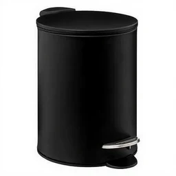 5Five SOFTCL 3L DUSTBIN KHOL COLORS Matte Black