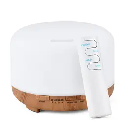 Essential Oil Diffuser, 500ml Capacity, Timer Function, Low Noise, Eco-Friendly