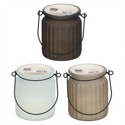 Articasa Citronella Candle - Approximately 15 hours burn time- Glass - D8 x H9 cm - random color