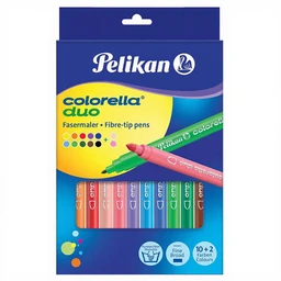 Pelikan Fibre-Tip Pen Duo - 12 Pcs