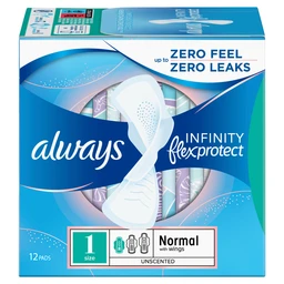 Always FlexProtect Sanitary Towels Normal With Wings Size 1 12 Pads