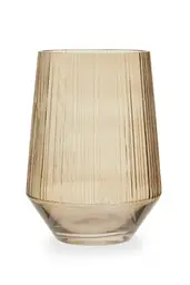 Fifty Five South Vase Esma Tapered Smoked Brown