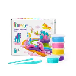 Hey Clay Rainbow Unicorns Air-Dry Clay Modelling Set