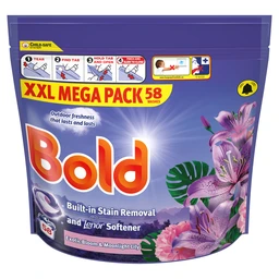 Bold Washing Liquid Capsules 58 Washes , Exotic Bloom