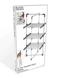 BLACK+ DECKER 3 Tier Heated Airer