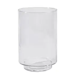 Nutmeg Home Vase Hurricane Glass Clear