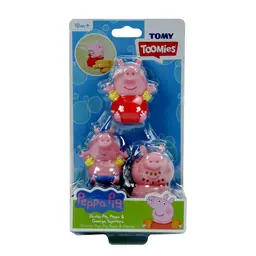 Peppa Pig Family Squirters 3 Pack Bath Toy Assortment