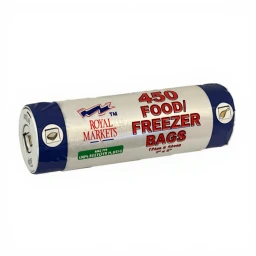 Royal Markets Freezer Bags, 7 X 9 Inch, Roll Of 450