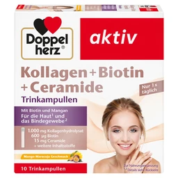 Doppelherz Kollagen+Biotin+Ceramide Ampullen 10 Ampullen