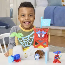 Marvel Spidey & His Amazing Friends Toys Water-Webs Spidey Island