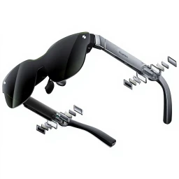 RayNeo Air 3s AR/XR Glasses - 201" 120Hz FHD HueView Display, Portable AR Video Eyewear Gaming Glasses for iPhone 16/15, Android, Mac, Switch, PS5, Steam Deck - Next-Gen Wearable Theater