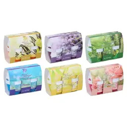 Airfresh Gel 2 x 140 g – zufällige Auswahl aus einer Packung mit 6 verschiedenen Designs – 1 Stück