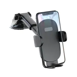 Strong Suction Car Phone Holder - Black