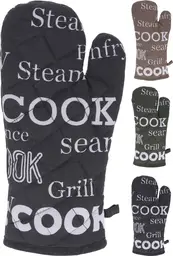 Ofenhandschuhe - 18 x 32 cm - zufällige Auswahl aus einem Sortiment von 3 verschiedenen Designs