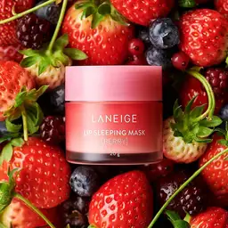 LANEIGE Masque de nuit pour les lèvres fruits rouges 20 g