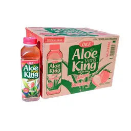 OKF Aloe Vera Drink Erdbeere – 20 x 500 ml Karton [inkl. 0,15 € Pfand je Flasche]