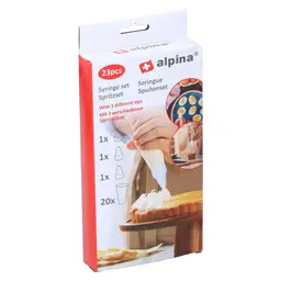 Alpina Kit de poches à douille 23 pièces