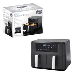 Quest 9L Dual Basket Air Fryer fryer, cooking, easy, setting, product, detachable – 33779