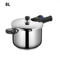 COOKER KING Schnellkochtopf - 304 Edelstahl - Einzelgriff - 8 l - 24 cm