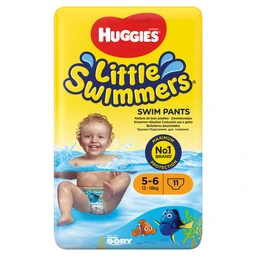 Huggies Diapers Little Swimmers Swim Pants Size 5-6 (12-18kg) 11 Pack