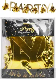 Wimpelkette Geburtstagsdekoration 1,2m