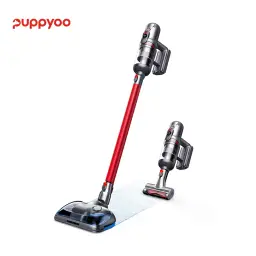 PUPPYOO Handheld stofzuiger voor huishoudelijk gebruik, 585W, 185AW, batterijduur: 70 min-automatisch-12 min