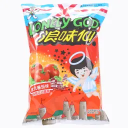 WANT WANT POTATO TWIST TOMATO FLAVOUR 70g 旺旺浪味仙番茄味 70g
