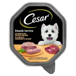 Cesar Schale Klassische Terrine mit Herzhaftem Geflügel & Rind 150 g