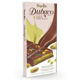 Dubai Pistachio Milk Chocolate Block, 200g