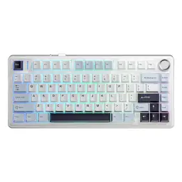 AULA  F75 Wireless Mechanical Keyboard - Glacier Blue
