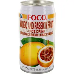 FOCO Mango & Passionsfrucht Getränk 350ml [inkl. €0,15 Pfand]